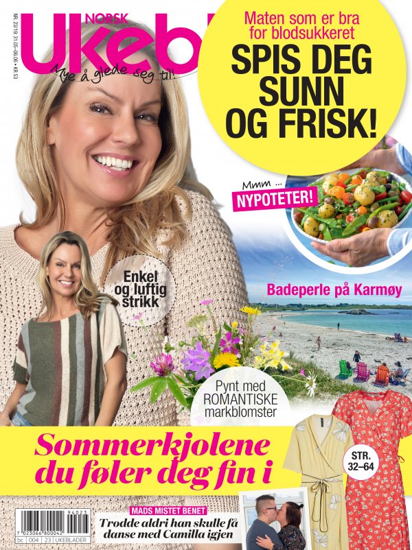 Norsk ukeblad mønsterstrikk 2018